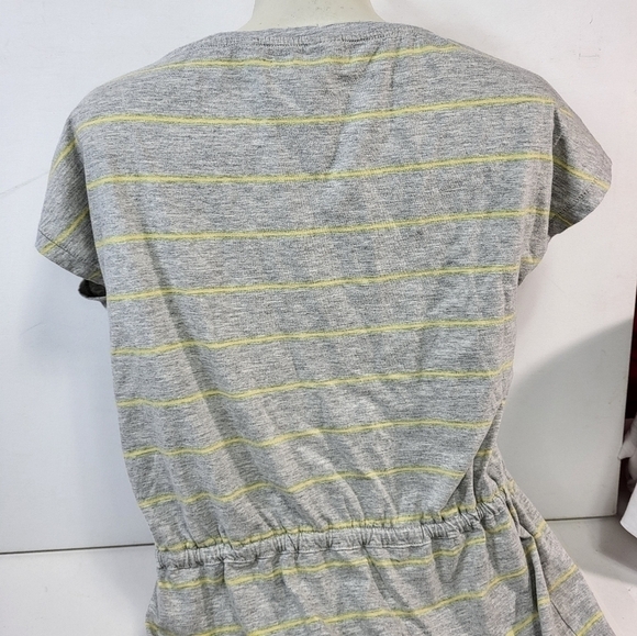 ONLY Grey and Yellow Stripped Dress - Picture 4 of 6